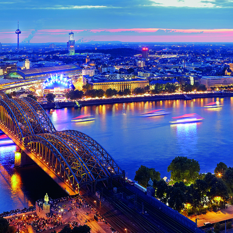 Köln Panorama ©KölnTourismus / Dieter Jacobi - Touristische Lizenz