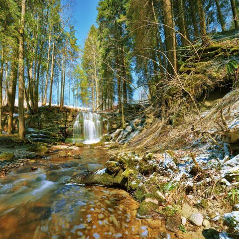 Weitnau Speckbach Wasserfall Quelle: Allgäuer Seenland 