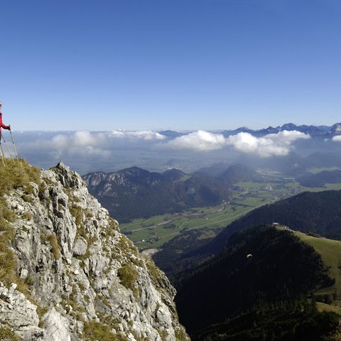 Wanderer Breitenberg Aussicht © Füssen Tourismus und Marketing / www.guenterstandl.de 