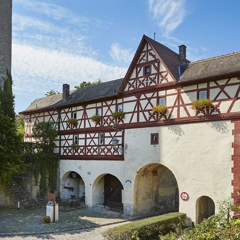 Bollwerk und Taubenturm Bildrechte: Anke Hartenstein AHA Design Quelle: Stadt Ochsenfurt