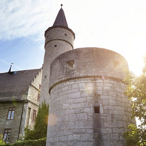 Dicker Turm und Nikolausturm Bildrechte: Anke Hartenstein AHA Design Quelle: Stadt Ochsenfurt