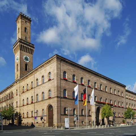 
Rathaus Beflaggung © TI-Fuerth Hajo Dietz
