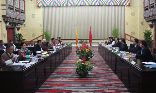 Photograph of China-Bhutan border talks, 2013 