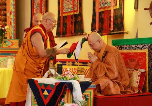 Photograph of Hai Tao nd Pare Rinpoche, 2015