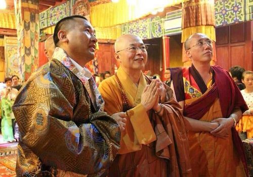 Photograph of Zhongba and Hai Tao, 2014