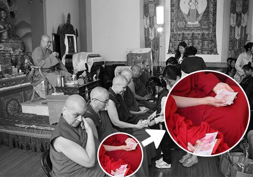 Photograph of Hai Tao crowned and enthroned in Taipei, 2016