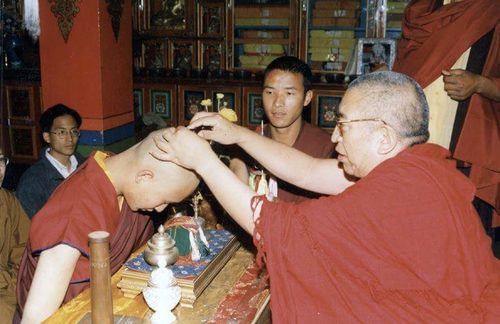 Photograph of Chen Yu-Chuen and Thrangu Rinpoche, 1997