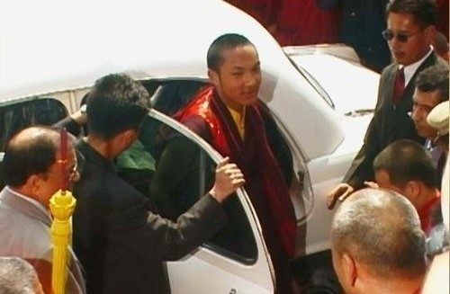Photograph of Karmapa Ogyen Trinley Dorje, Dharamsala, 2000