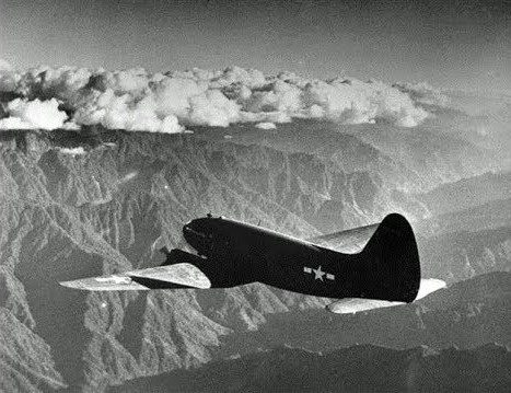Photo of C46 transport plane