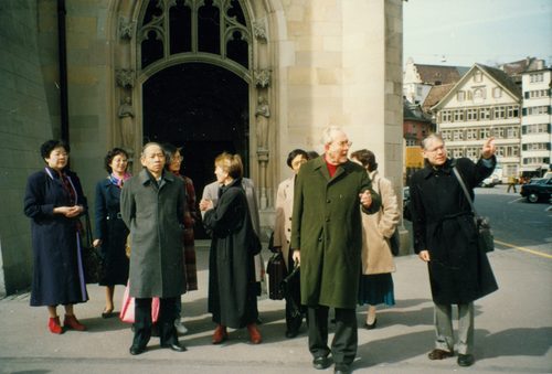 Photograph of Ren Wuzi in Germany, 1992