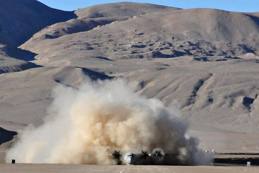 Super Hercules landing in Ladahk, 2013