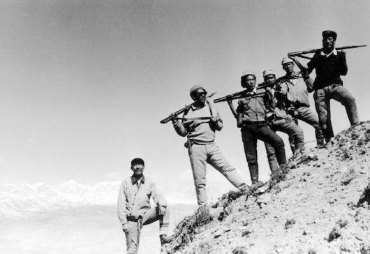 Photograph of CIA trained Tibetans in Mustang, 1960s