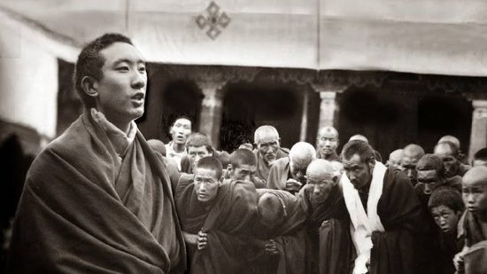 Photograph of Choekyi Gyaltsen in Tibet