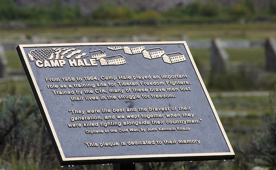 Photograph of Camp Hale plaque