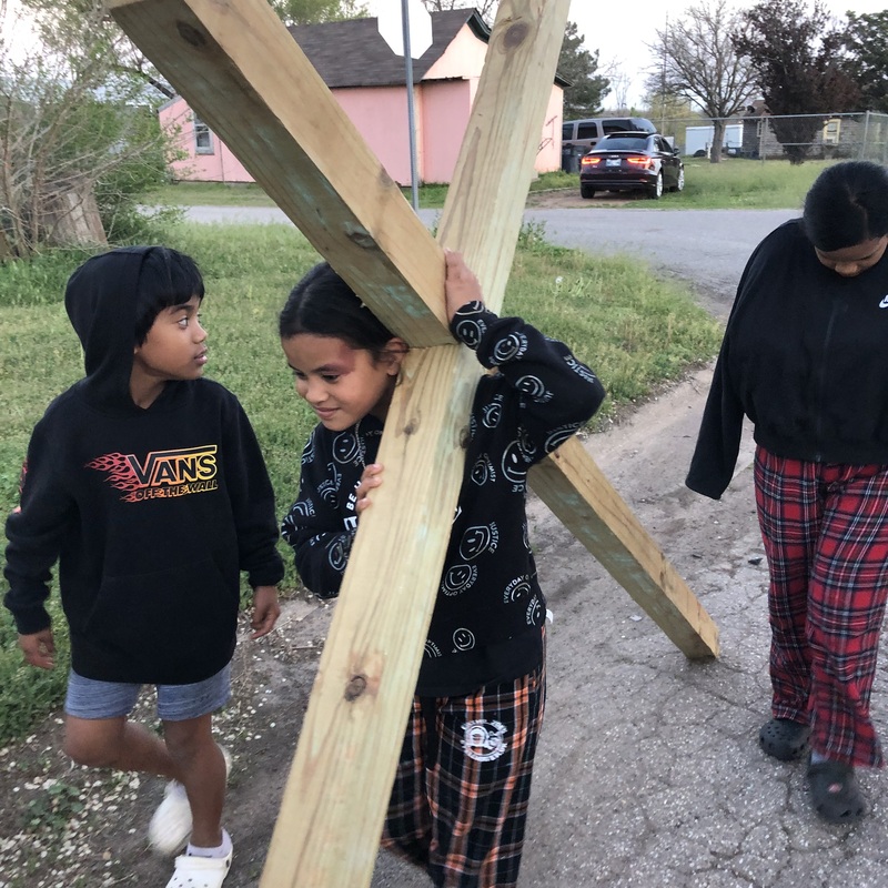 Youth Cross Carrying