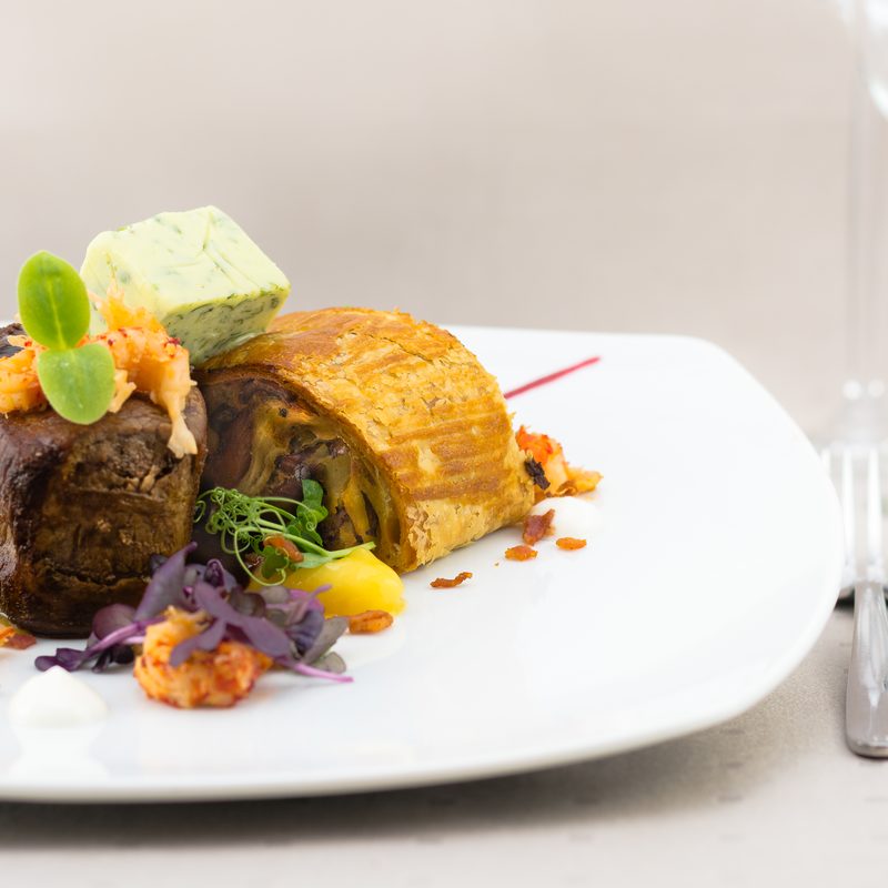 Rinderfilet mit Pfifferlingsstrudel