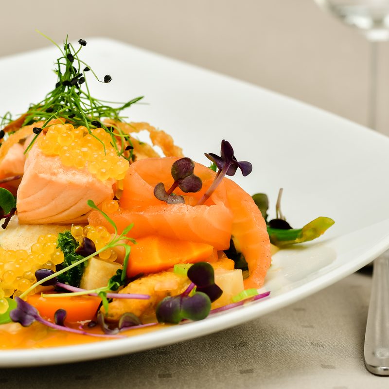 Bunter Fischeintopf mit Wurzelgemüse