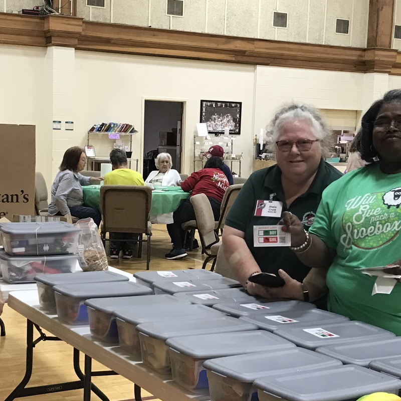 Sheila and Arlene multi tasking- OCC and Craft Day!