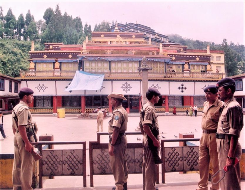 Photograph of ITBPF in Rumtek, Sikkim