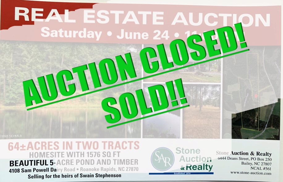 Auction Services Stone Auction & Realty