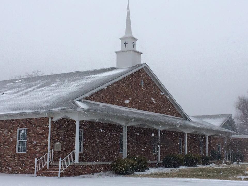 People connecting warmly at church